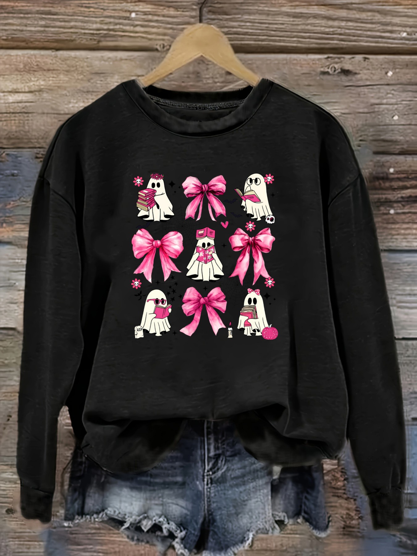 Winter Clothing Usa - Women's Casual Long Sleeve Crew Neck