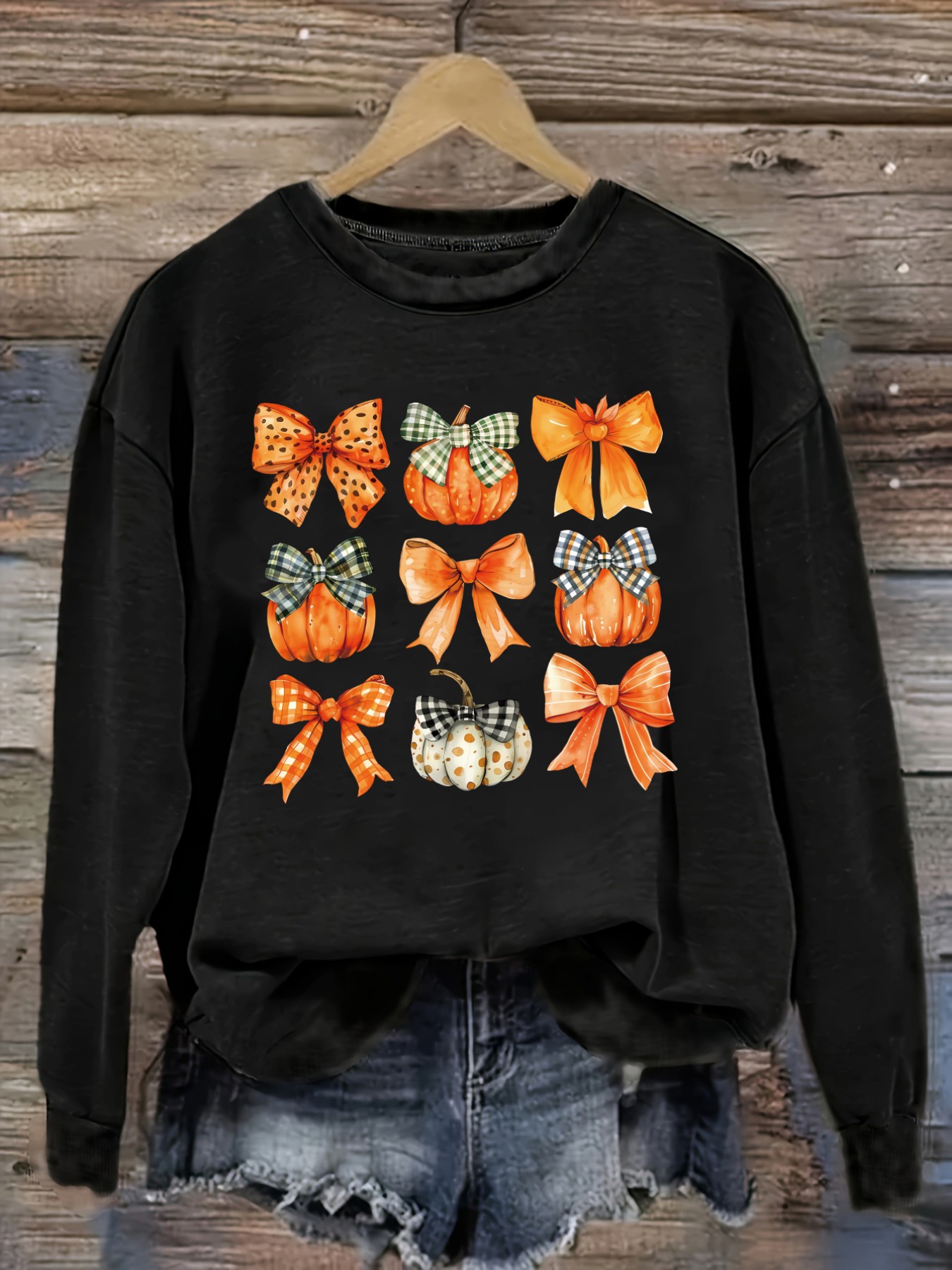 Winter Clothing Usa - Women's Casual Long Sleeve Crew Neck