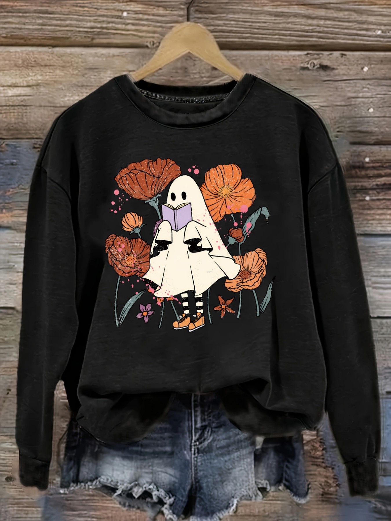 Winter Clothing Usa - Women's Casual Long Sleeve Crew Neck
