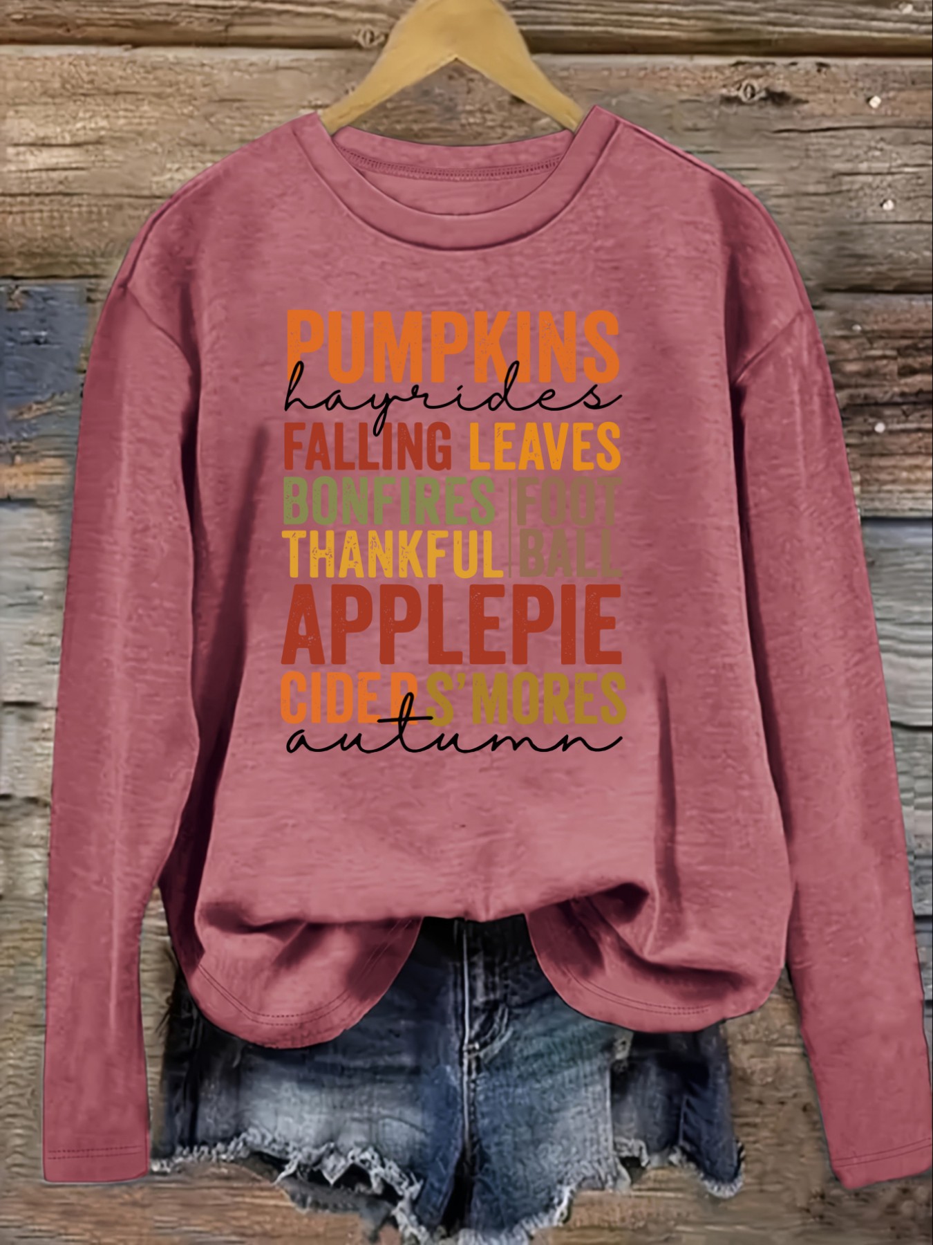 Women's Casual Long Sleeve Cre - Winter Clothing Usa ulasan dan harga