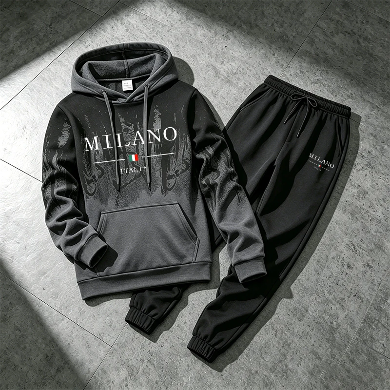 Splashed ink Men's Hoodie Trac - Winter Clothing Outdoor ulasan dan harga