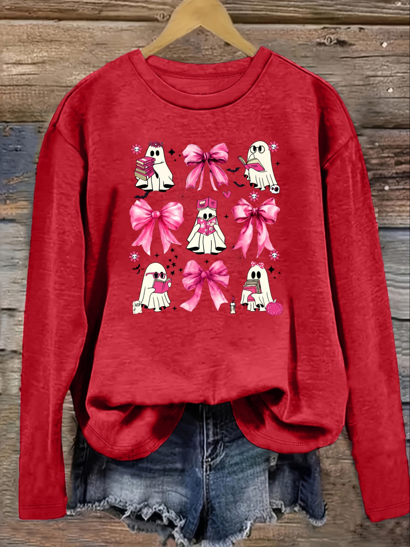 Women's Casual Long Sleeve Cre - Winter Clothing Usa ulasan dan harga