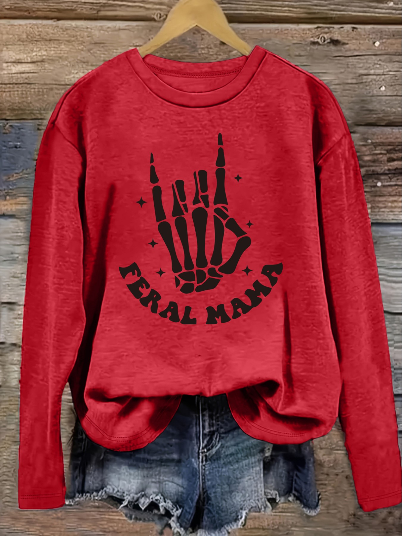 Women's Casual Long Sleeve Cre - Winter Clothing Usa ulasan dan harga