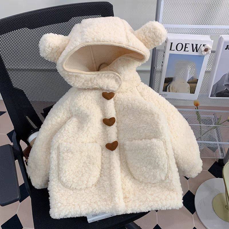 Thickened Fleece Girls Coats C - Winter Clothing Activities For Toddlers ulasan dan harga