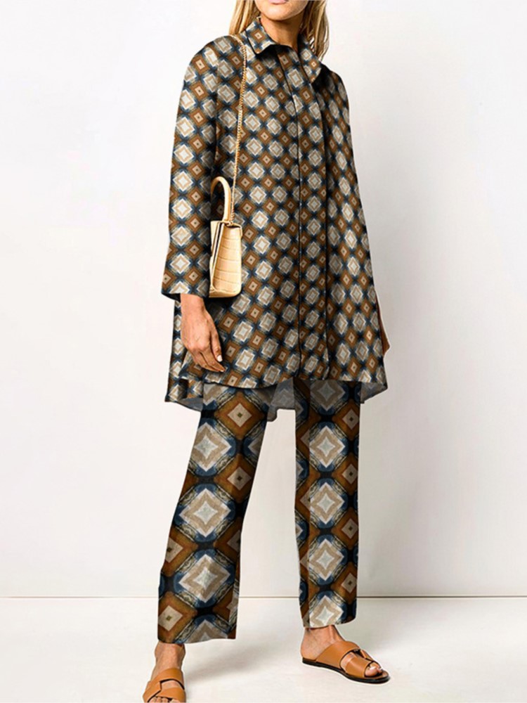 Autumn New Loose Vintage Print - Winter Clothing Girls ulasan dan harga