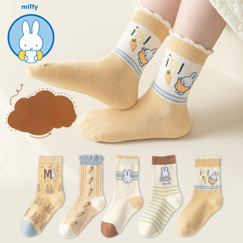 Kawaii Miffy Kids Socks Girls  - Winter Clothing Girls ulasan dan harga