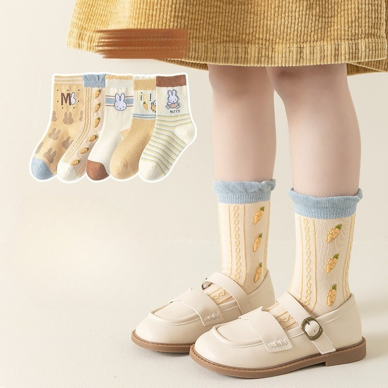 Kawaii Miffy Kids Socks Girls  - Winter Clothing Girls ulasan dan harga