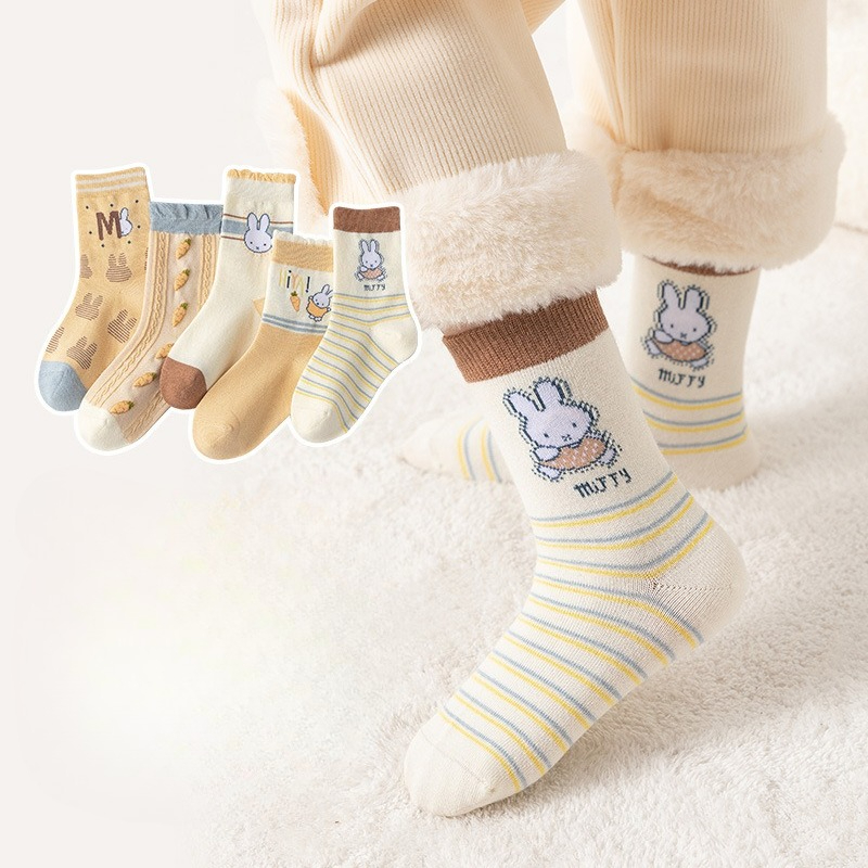 Kawaii Miffy Kids Socks Girls  - Winter Clothing Girls ulasan dan harga