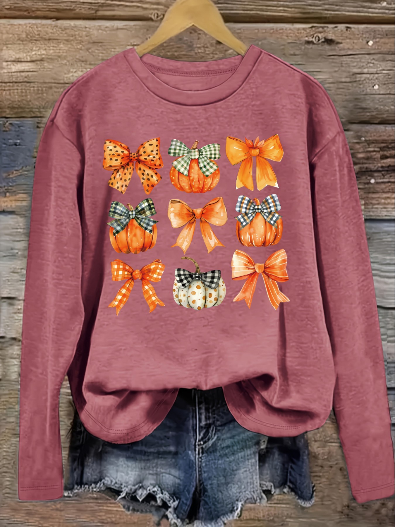 Women's Casual Long Sleeve Cre - Winter Clothing Usa ulasan dan harga