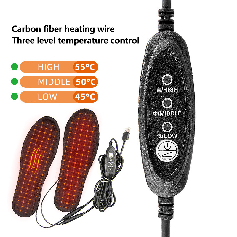 USB Heated Shoe Insoles Electr - Heated Insole Rechargeable ulasan dan harga