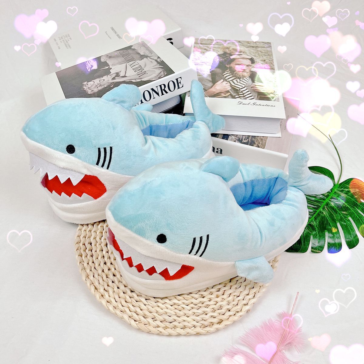 Halloween Shark Slippers Fluff - Winter Cloth ulasan dan harga
