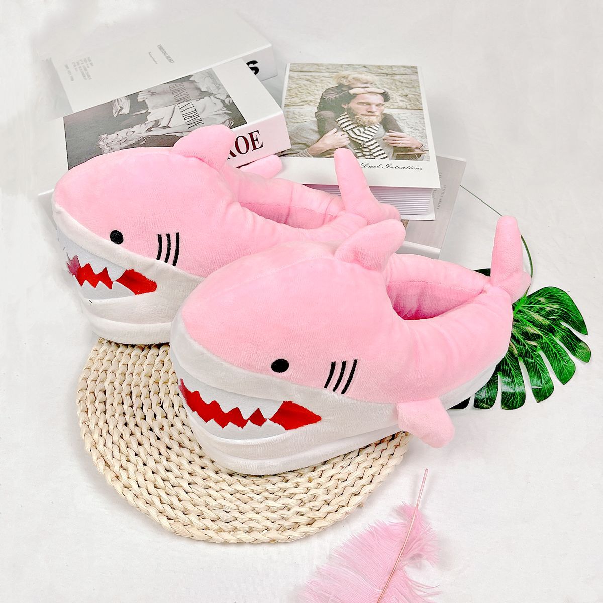 Halloween Shark Slippers Fluff - Winter Cloth ulasan dan harga