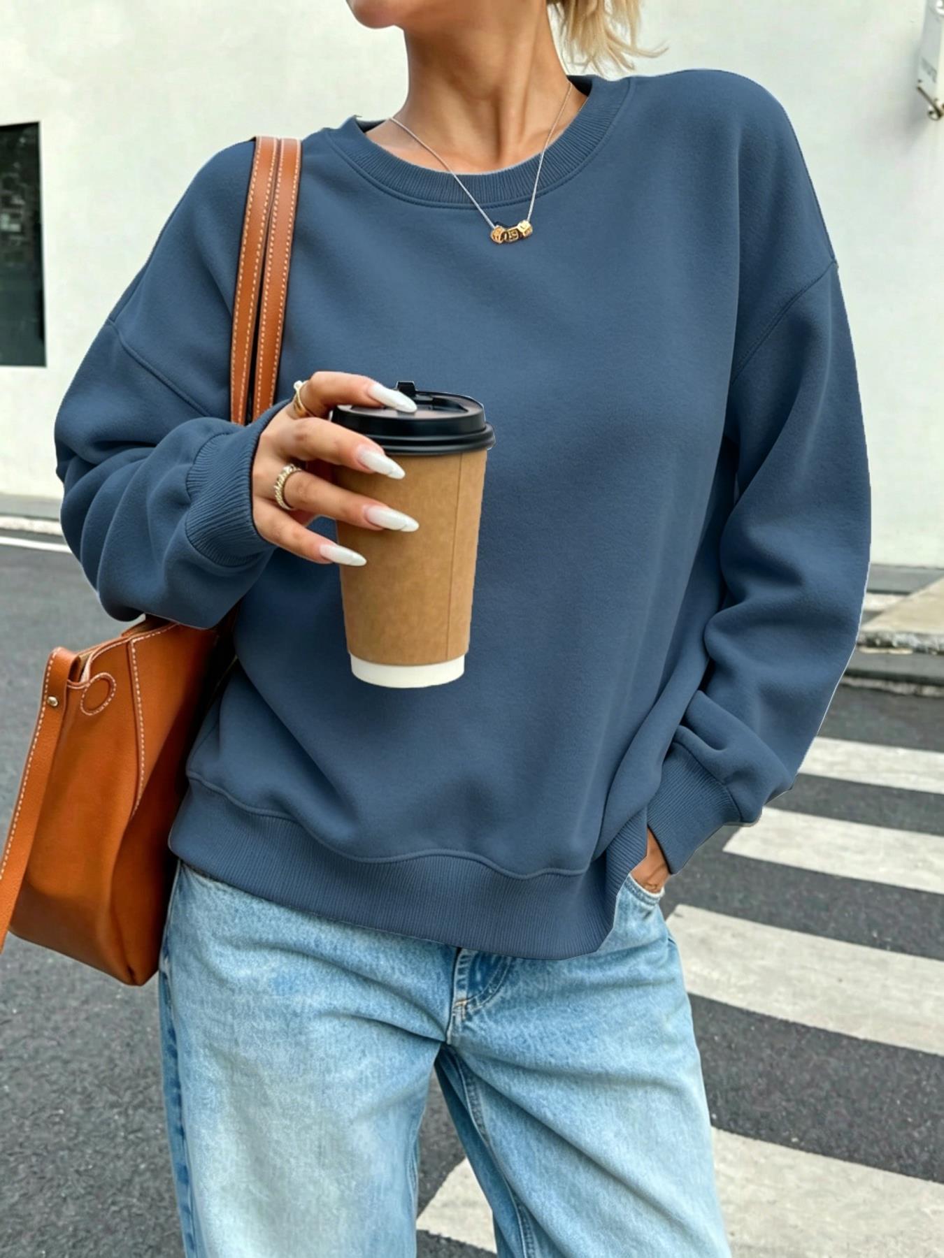 Solid Women's Casual Sweatshir - Winter Clothing On Sale Women'S ulasan dan harga