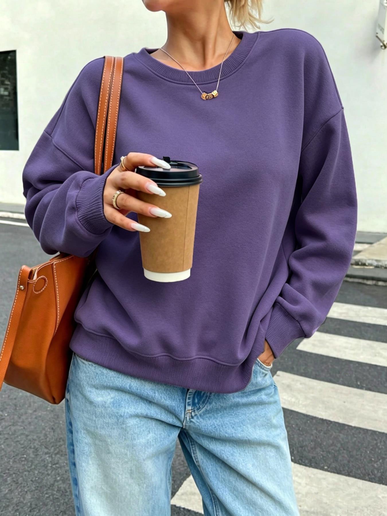 Solid Women's Casual Sweatshir - Winter Clothing On Sale Women'S ulasan dan harga