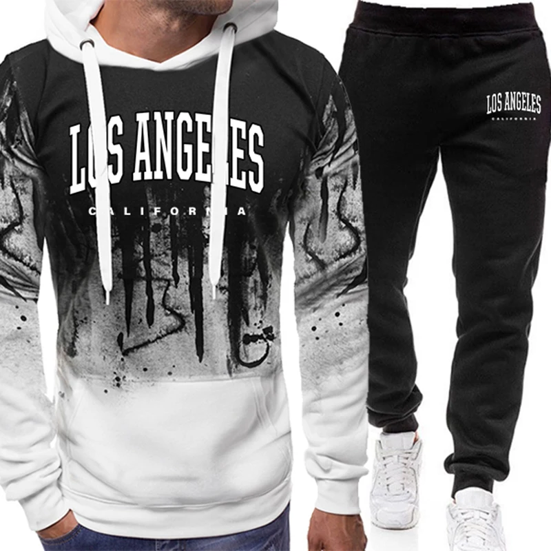 Fashion Men's Tracksuit Print  - Winter Clothing Outdoor ulasan dan harga