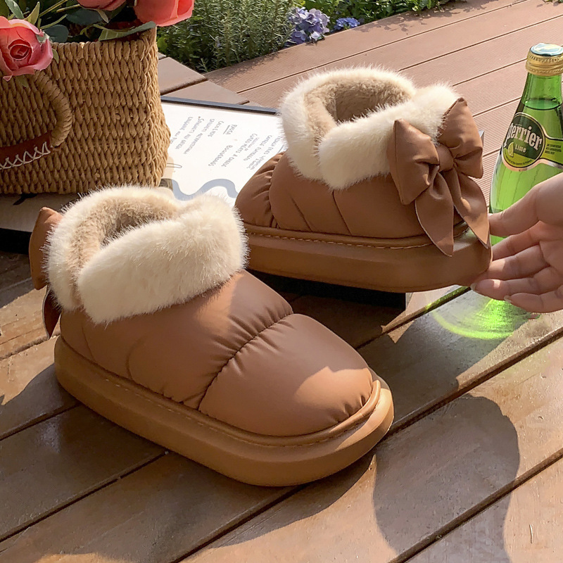 New Winter Warm Women Slippers - Winter Cloth ulasan dan harga