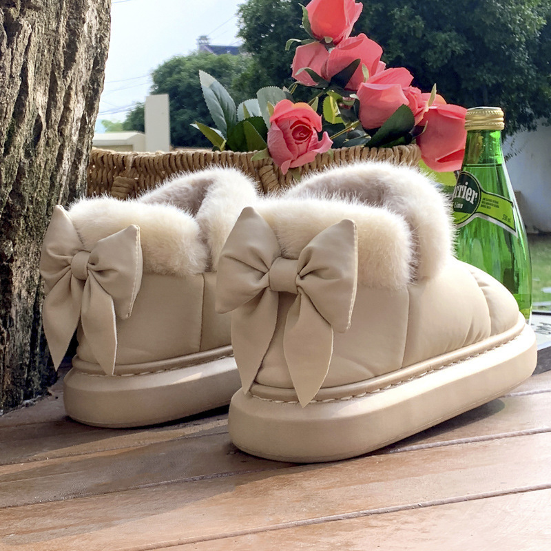 New Winter Warm Women Slippers - Winter Cloth ulasan dan harga