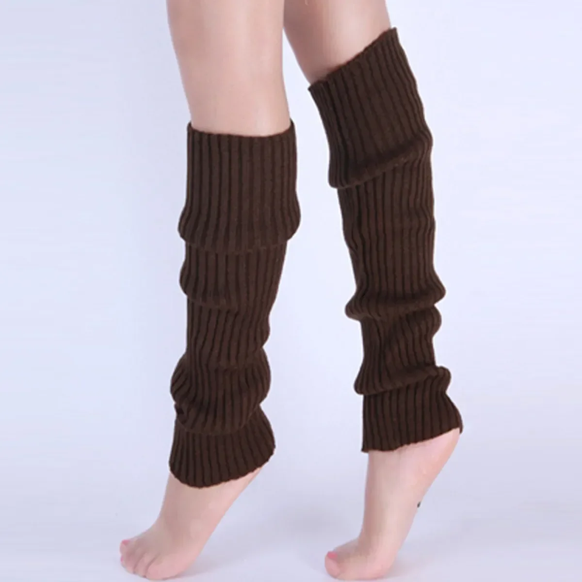 Warm Knitted Leg Warmers for W - Winter Clothing Leg Warmers ulasan dan harga