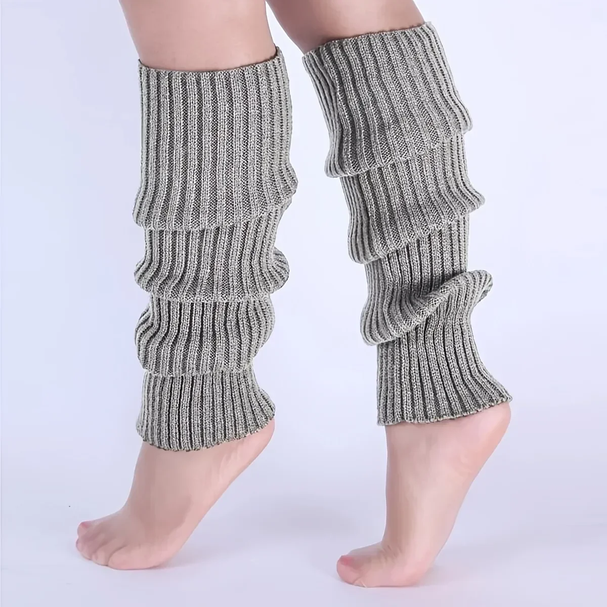 Warm Knitted Leg Warmers for W - Winter Clothing Leg Warmers ulasan dan harga