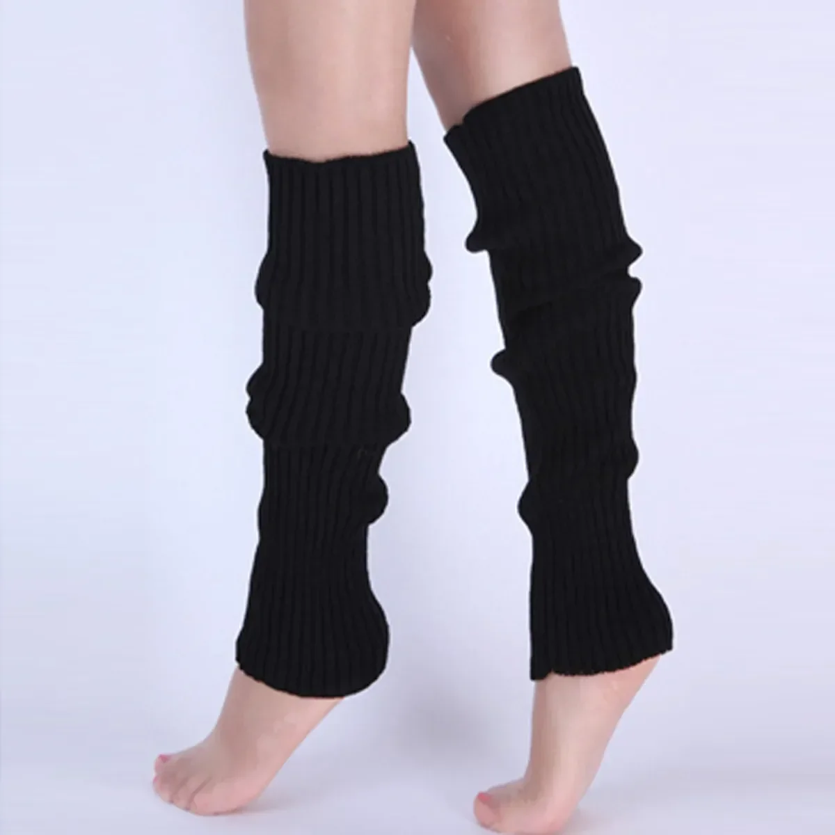 Warm Knitted Leg Warmers for W - Winter Clothing Leg Warmers ulasan dan harga