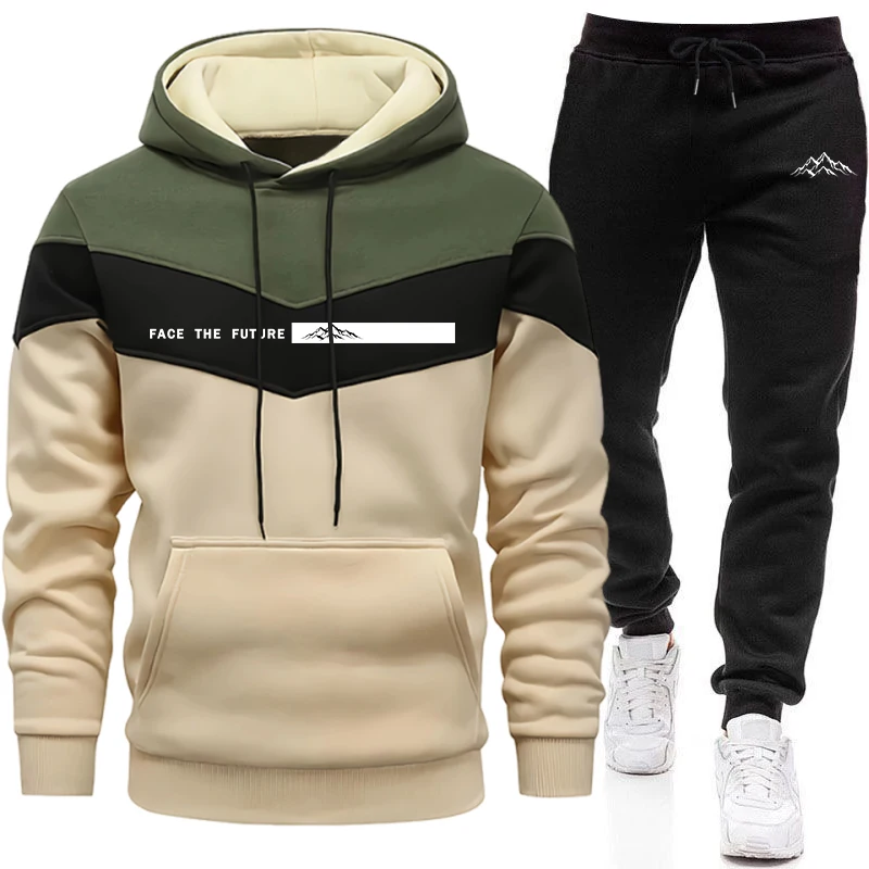 Tracksuit Men's Fashion Casual - Winter Clothing Outdoor ulasan dan harga