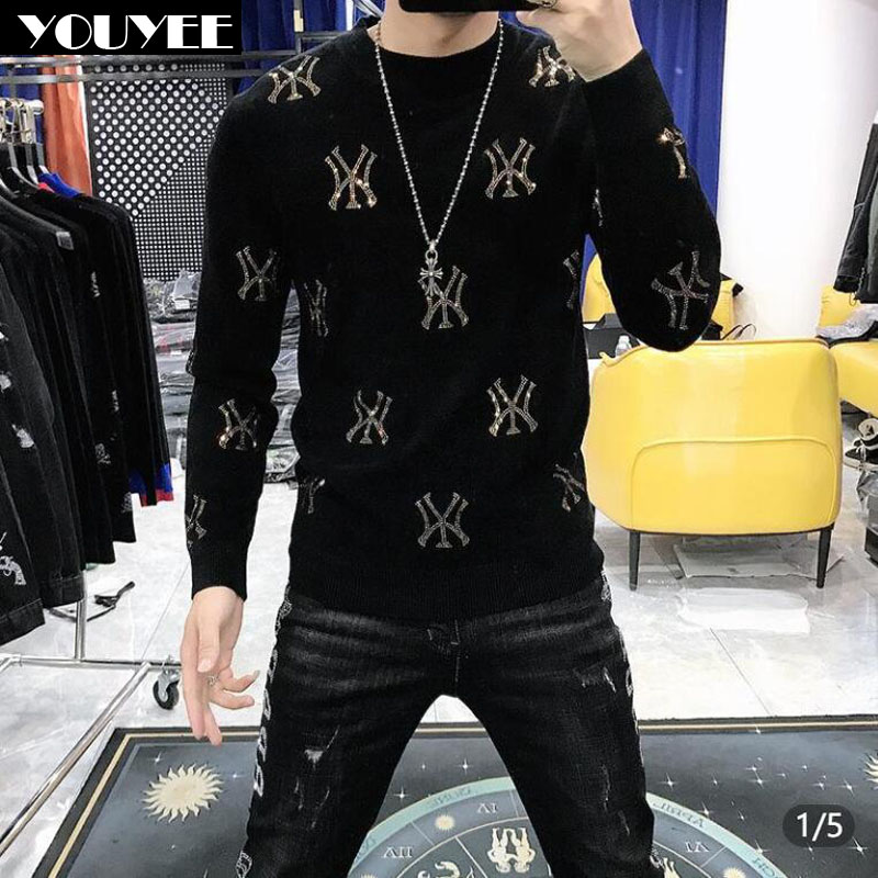 Men Sweater Casual Fashion Hot - Winter Clothing English ulasan dan harga