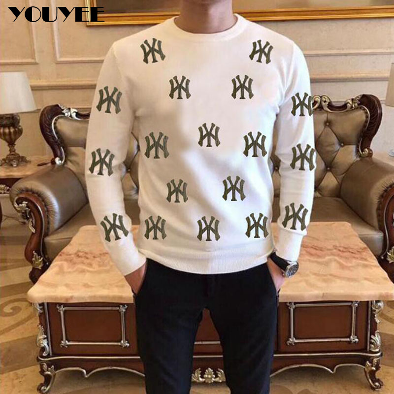 Men Sweater Casual Fashion Hot - Winter Clothing English ulasan dan harga