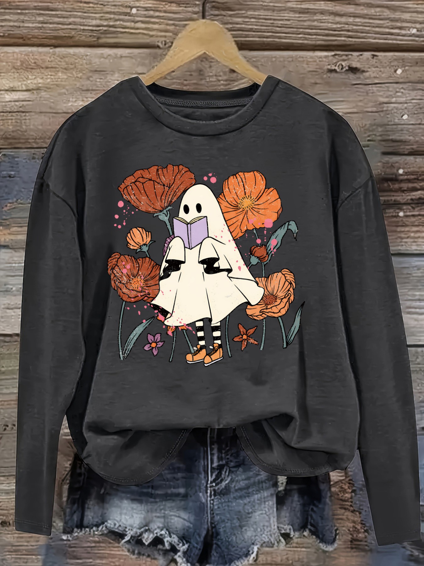Women's Casual Long Sleeve Cre - Winter Clothing Usa ulasan dan harga