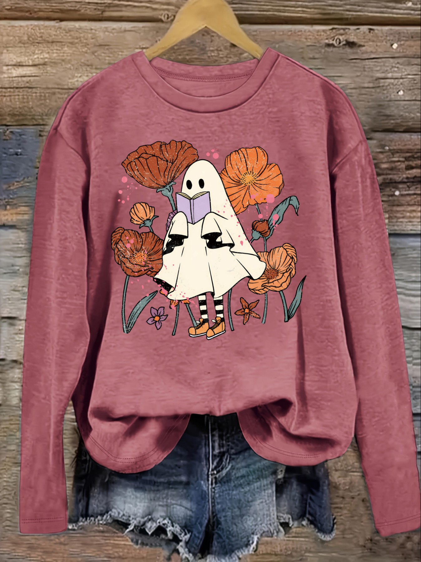 Women's Casual Long Sleeve Cre - Winter Clothing Usa ulasan dan harga